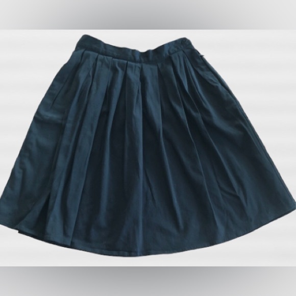 ❗️OUT OF STOCK❗️GRACE KARIN Retro fit and flare A-line Pleated Cotton Skirt - Picture 4 of 8